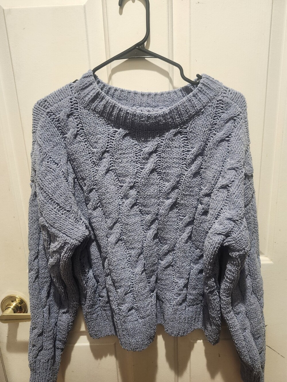 Pink Rose Blue Sweater